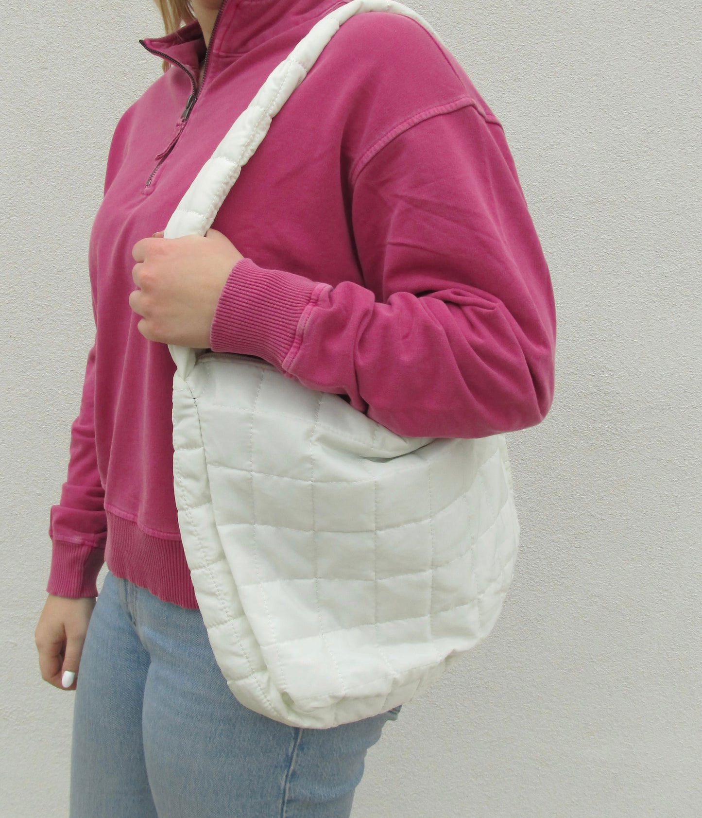 Puffer Bag-WHITE