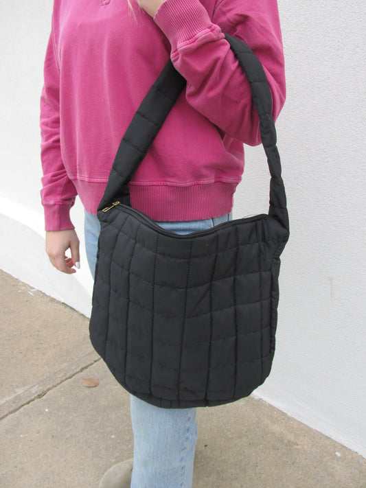 Puffer Bag-BLACK