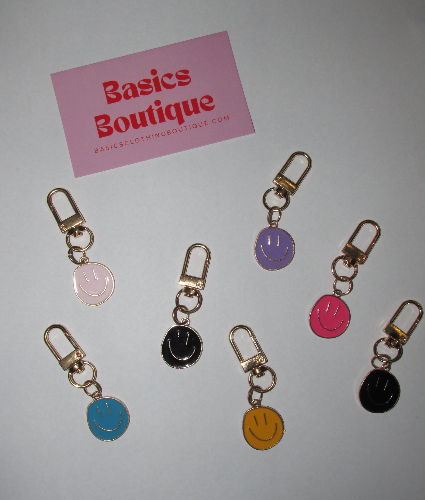 Smiley Face Keychain